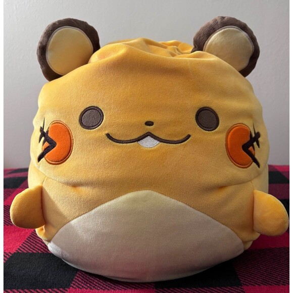 2022 Pokemon Center Dedenne Extra-Large Microbead Plush 15.5" Nintendo Cute Soft - Picture 1 of 8